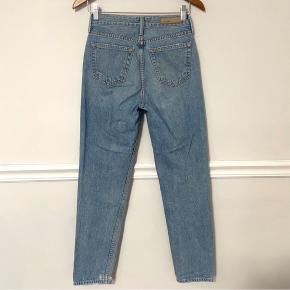 GRLFRND • devon distressed high waist straight leg jeans all the way sz 24 - Picture 8 of 15